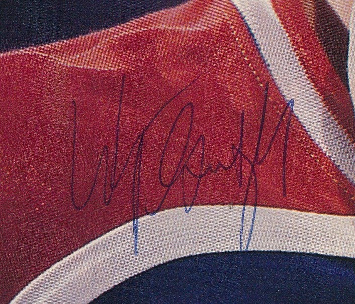 Wayne Gretzky Hof Signed 8X10 Magazine Photo Edmonton Oilers Psa/Dna 192169