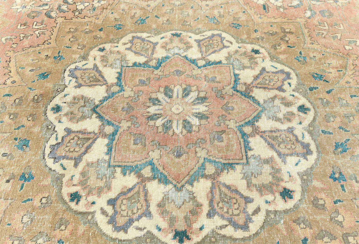 Extra Large Antique Distressed Vintage Oriental