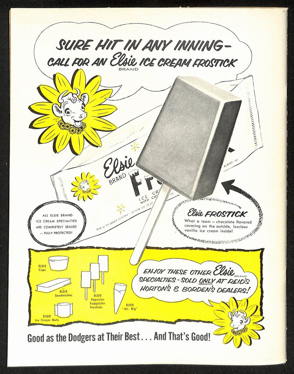 1954 Brooklyn Dodgers Baseball Yearbook 200597