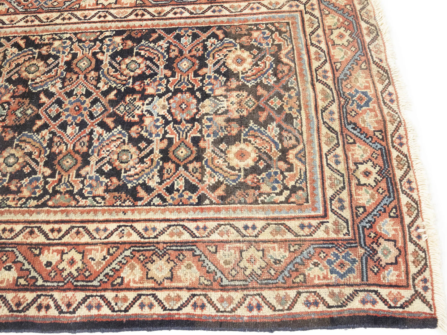 4X10 Ft Hand-Knotted Allover Floral Design