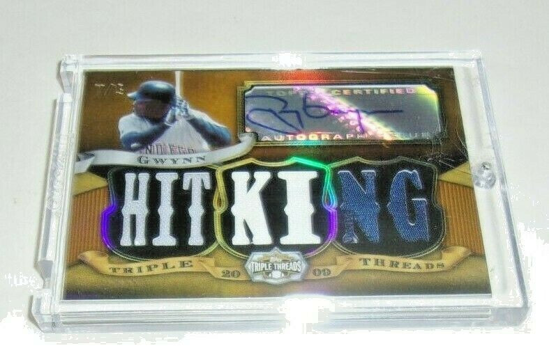Tony Gwynn 2010 Triple Threads Game Triple