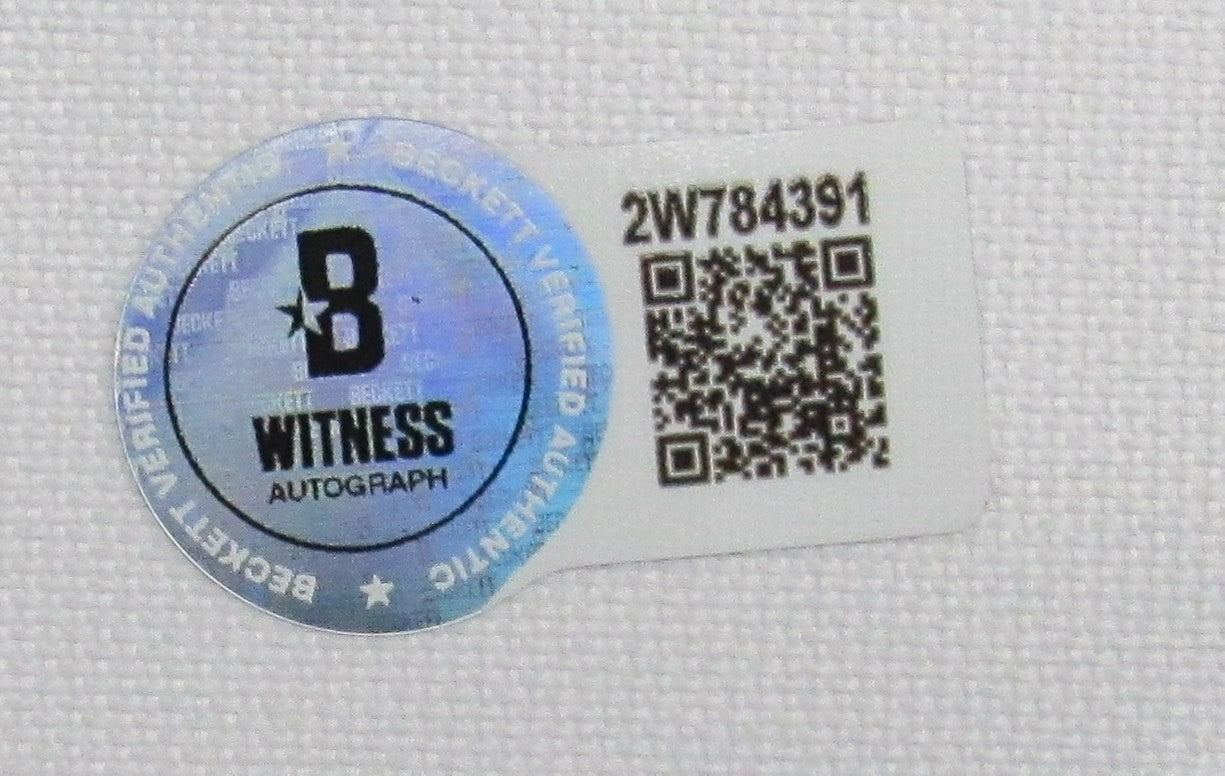 Big Dom Disandro Signed/Autographed Custom Football Jersey Eagles Beckett 192790