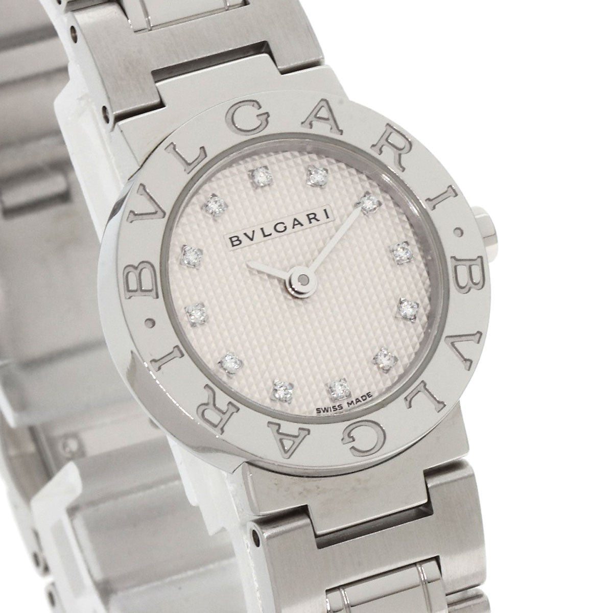 Bvlgari Bvlgari Bvlgari 12P Diamond Watches Bb23Ss Stainless Steel/Stainless...