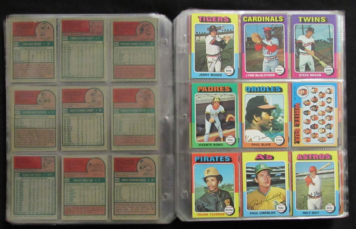 1975 Topps Baseball Card Complete Set (1-660)