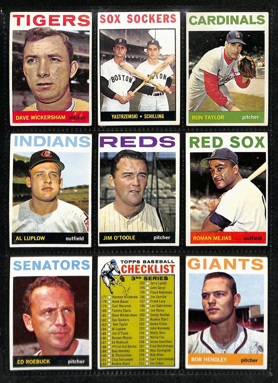 1964 Topps Baseball Card Complete Set (1-587)