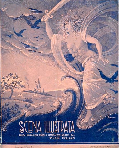 Scena Illustrata Arts Literature Theatre Music Zephyr By Giuseppe Anichini 1900
