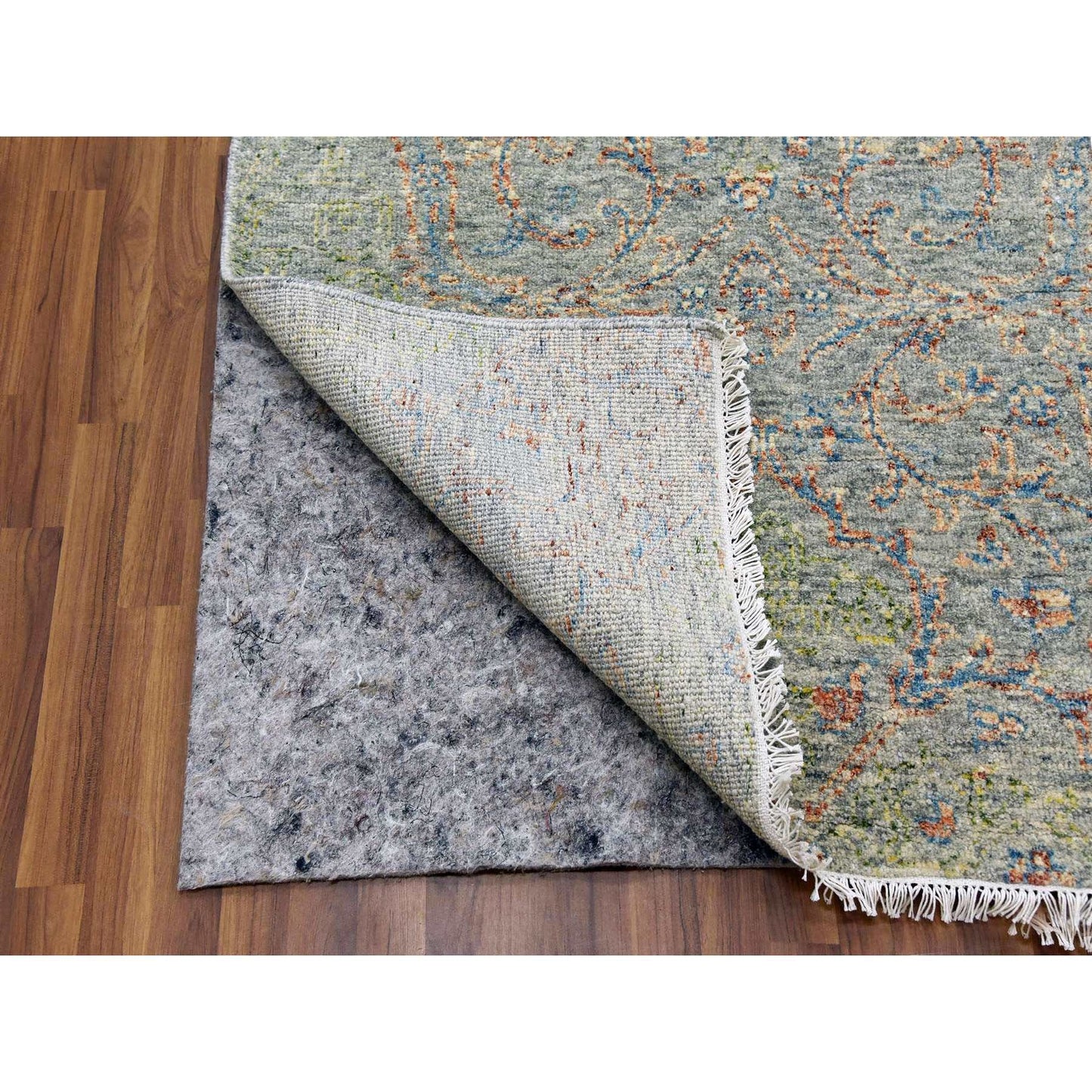 12'X15'2" Oversize Wool Obscured And Subtle Collection Oriental Rug