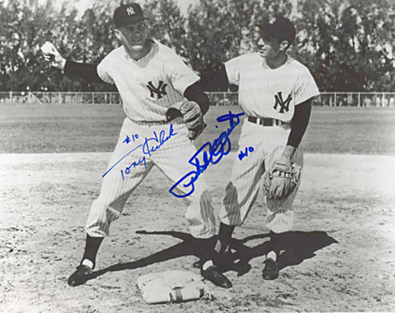 Tony Kubek & Phil Rizzuto Autographed 8X10 Photo