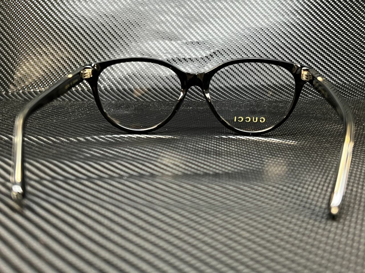 Gucci Gg0379O 001 Black Round 52 Mm Women'S