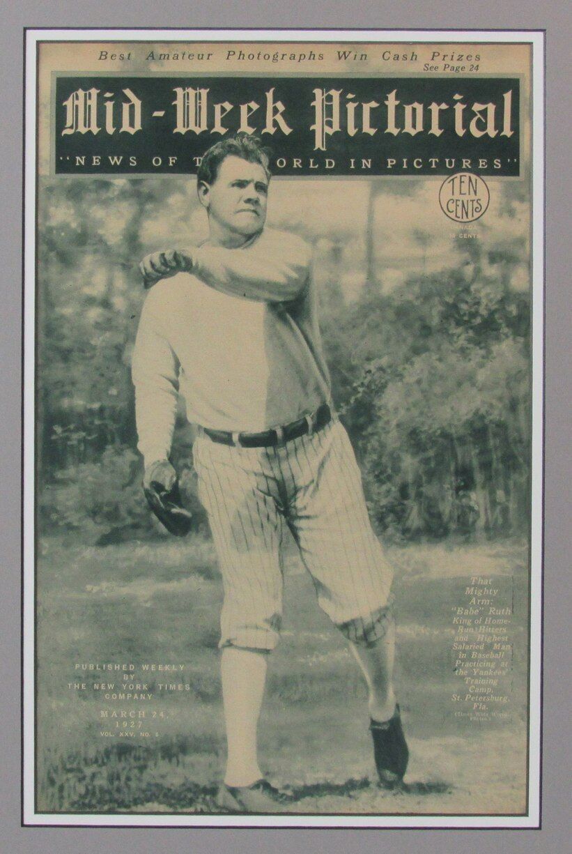 Mid-Week Pictorial Newspaper March 24, 1927 Babe