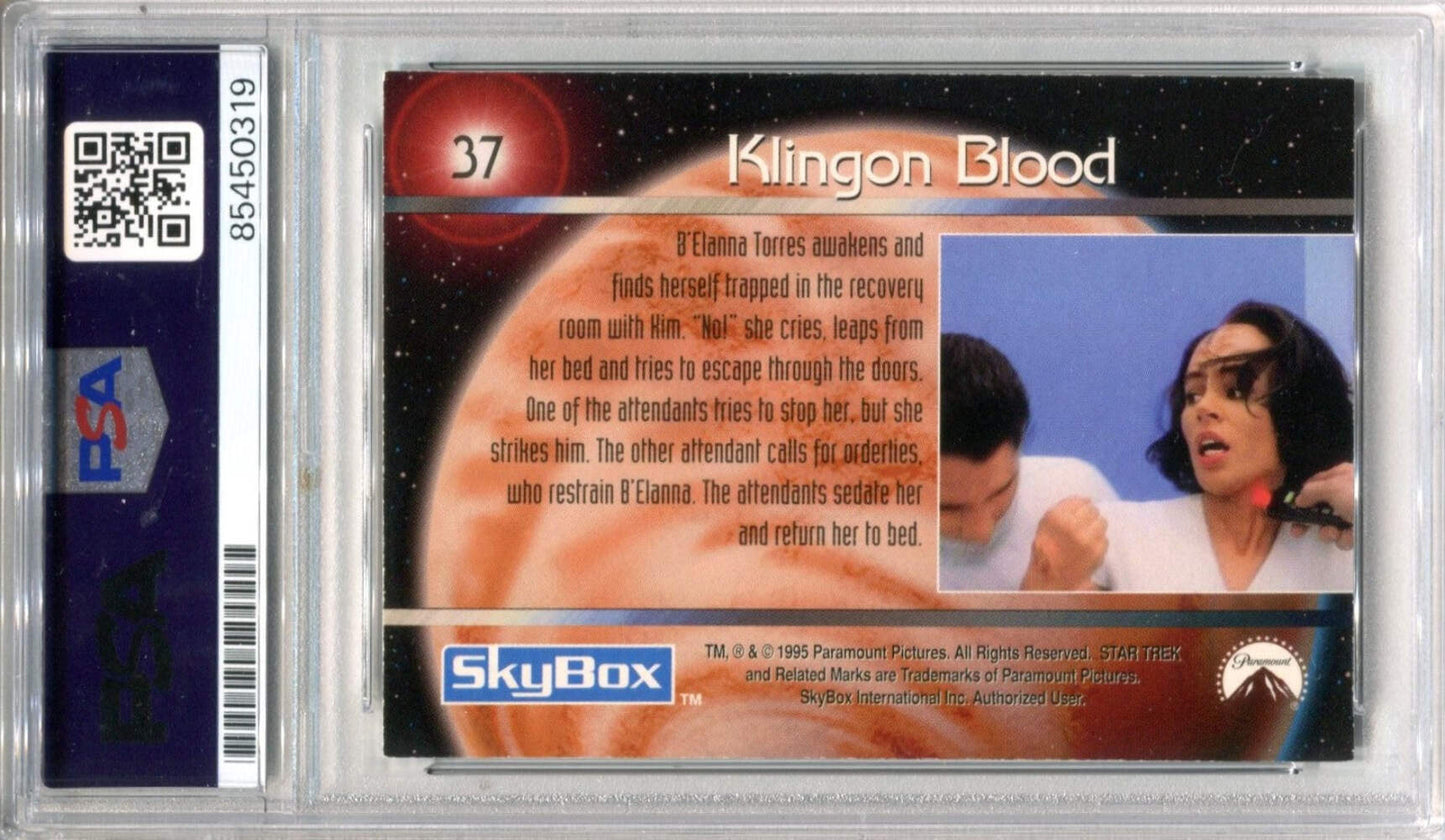 Roxana Dawson 1995 Star Trek Voyager Psa Authentic Auto Card