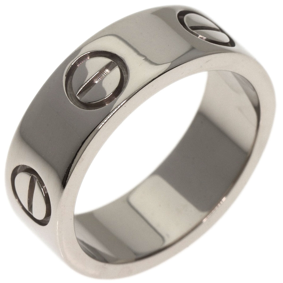 Cartier Ring Love Ring #47 K18 White Gold