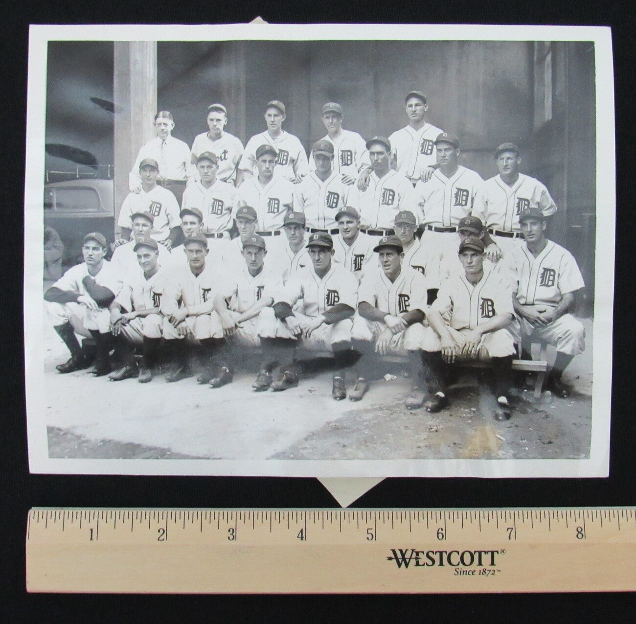 1934 Detroit Tigers Team 6.5X8.5 B/W Wire/Press