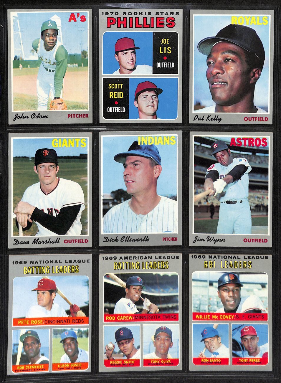 1970 Topps Baseball Card Complete Set (1-720)