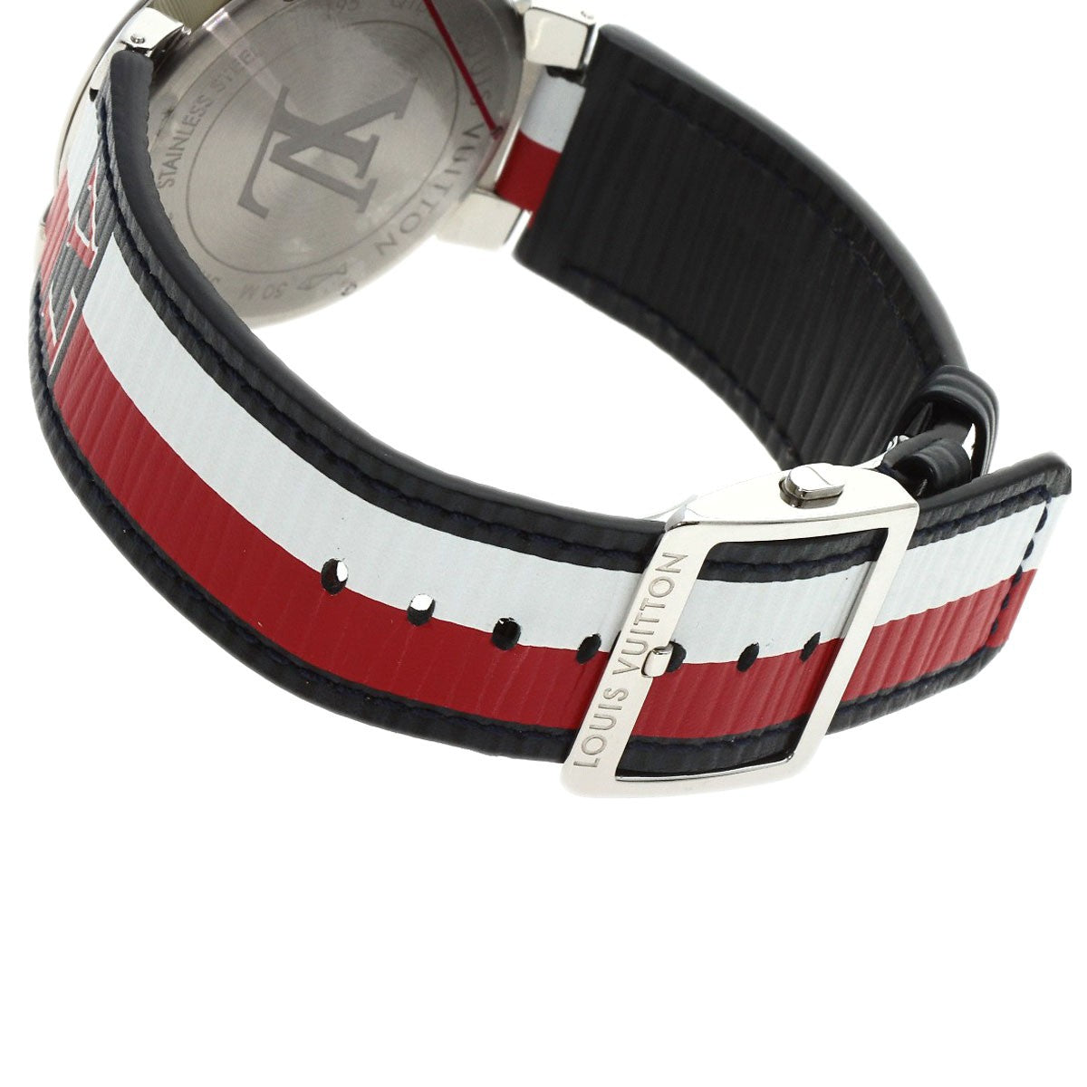 Stainless LOUIS VUITTON Tambour Slim Kim Jones Limited Watches Q1D