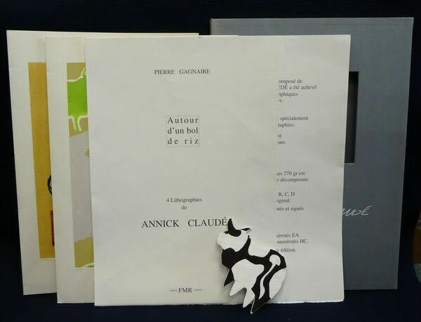 Annick Claude Pierre Gagnair (French) Original Lithograph Signed Framed Numbered