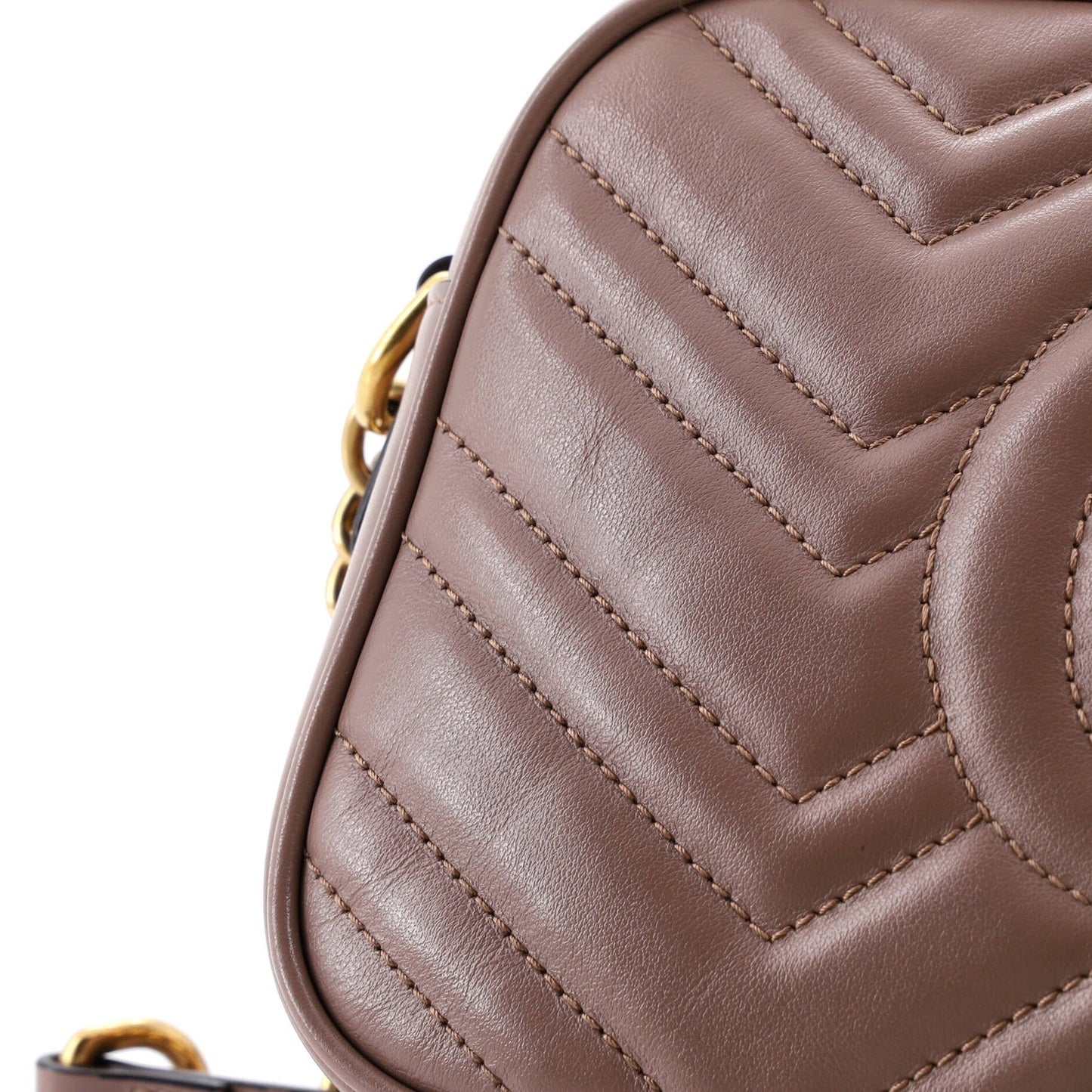 Gucci Gg Marmont Shoulder Bag Matelasse Leather Small