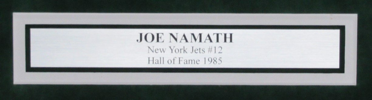 Joe Namath Hof Signed 16X20 Photo New York Jets