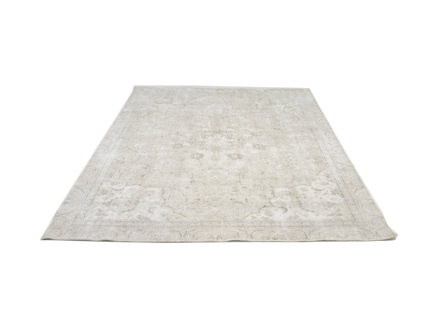 Floral Antique Medallion Oriental Rug Vintage