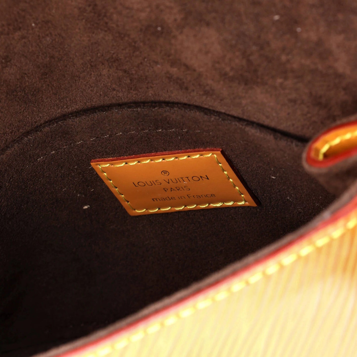 Louis Vuitton Cluny Top Handle Bag Epi Leather Mini