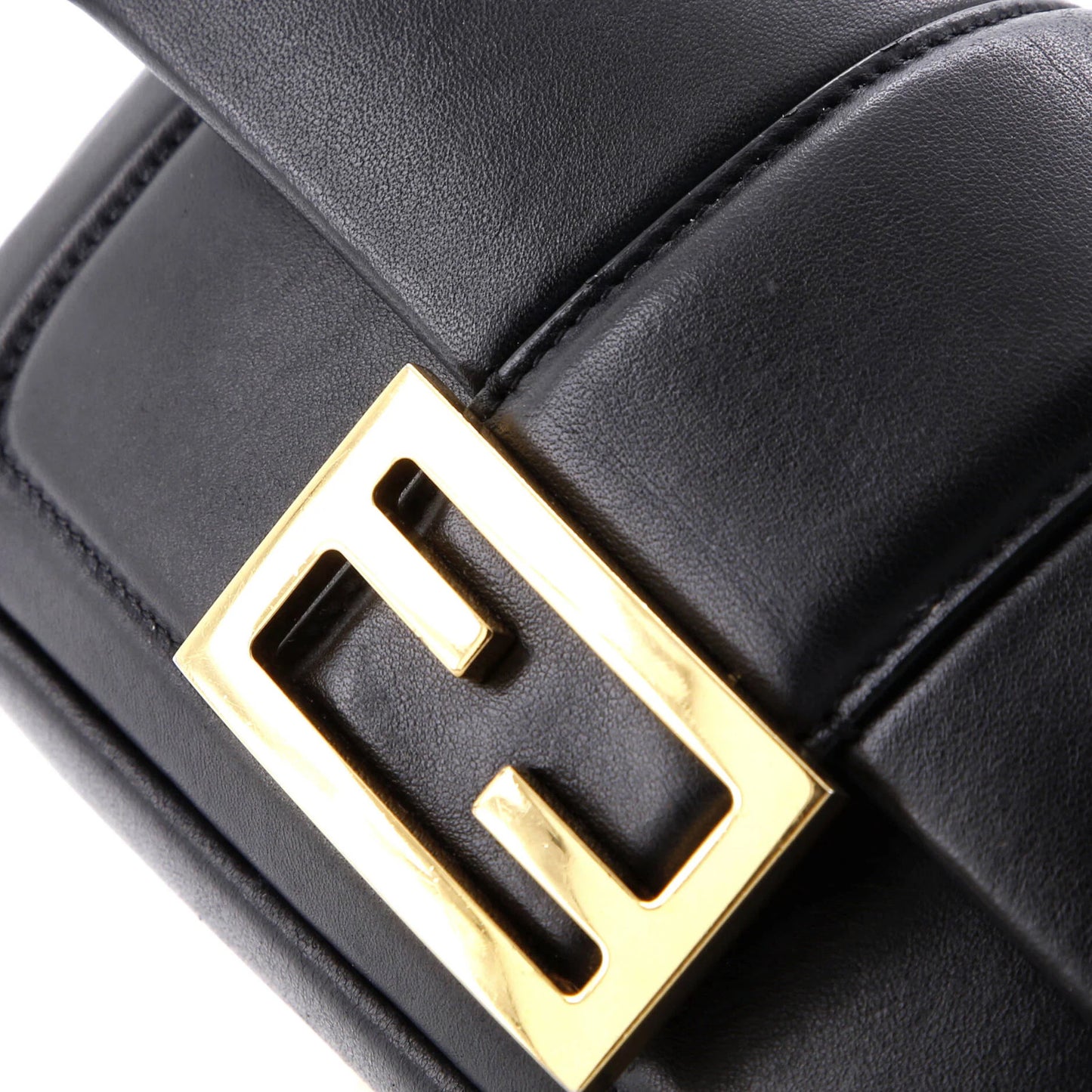 Fendi Chain Baguette Bag Leather Mini