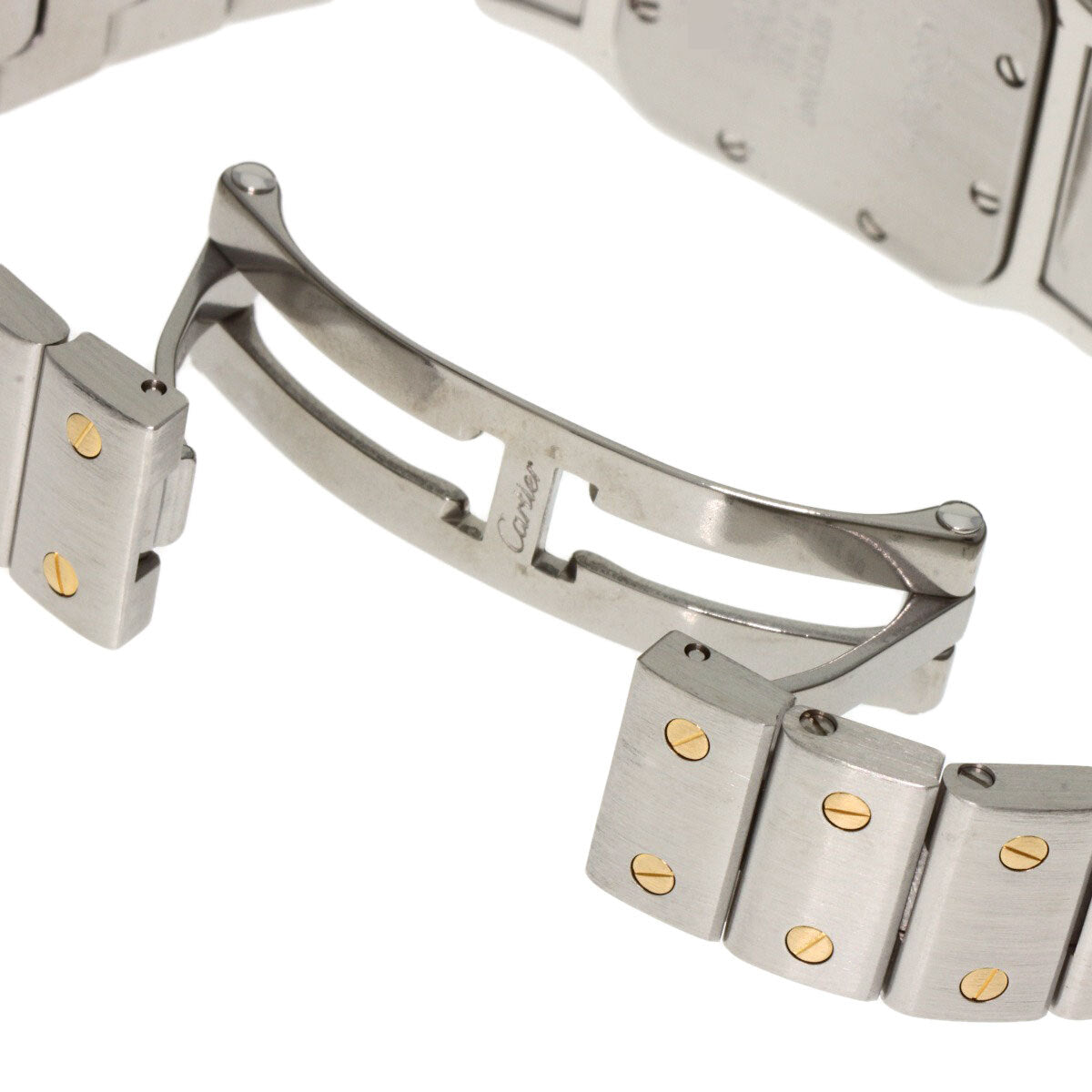 Cartier Santosgalbe Sm Watches W20012C4 Stainless Steel/Ssxk18Yg Ladies