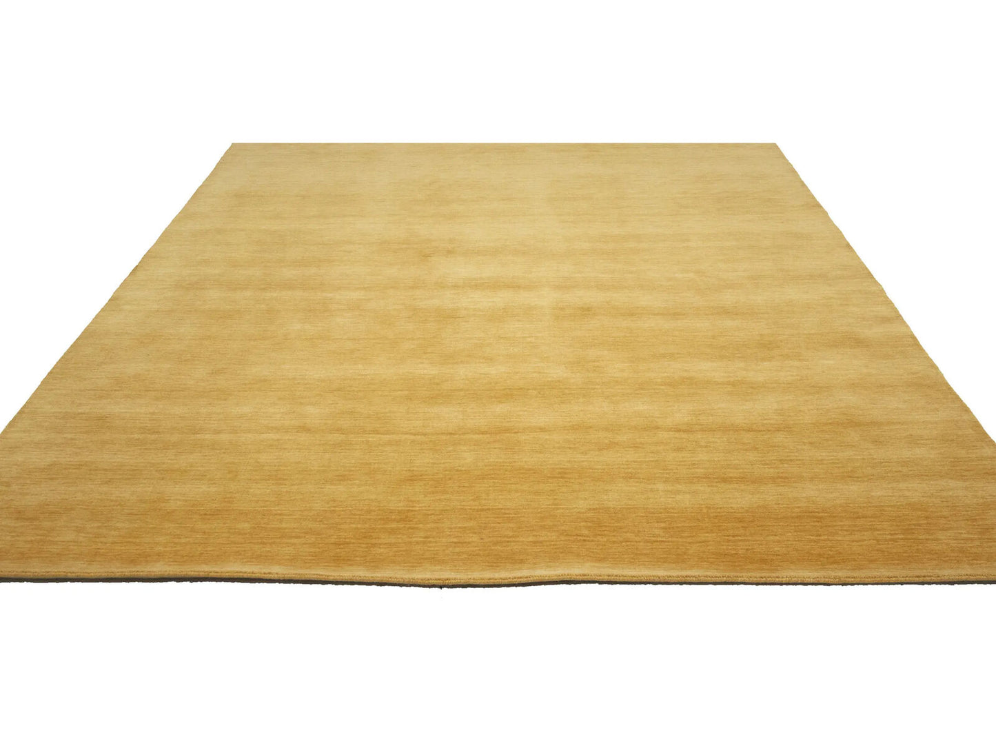 Golden Peach Solid Design Hand-Loomed 8X10 Gabbeh
