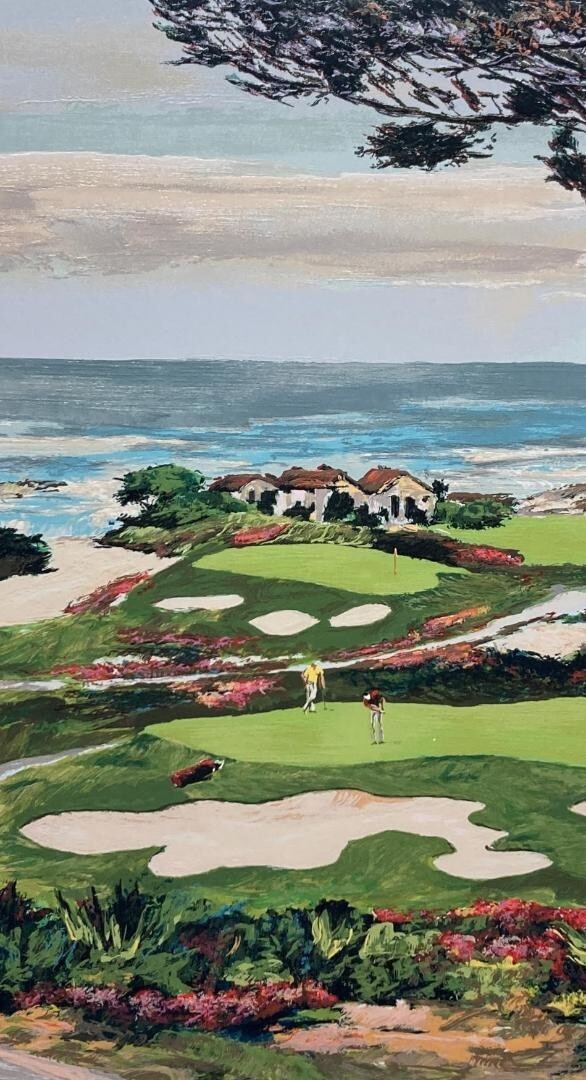 Mark King Uk Print Golf Series Morning Patt