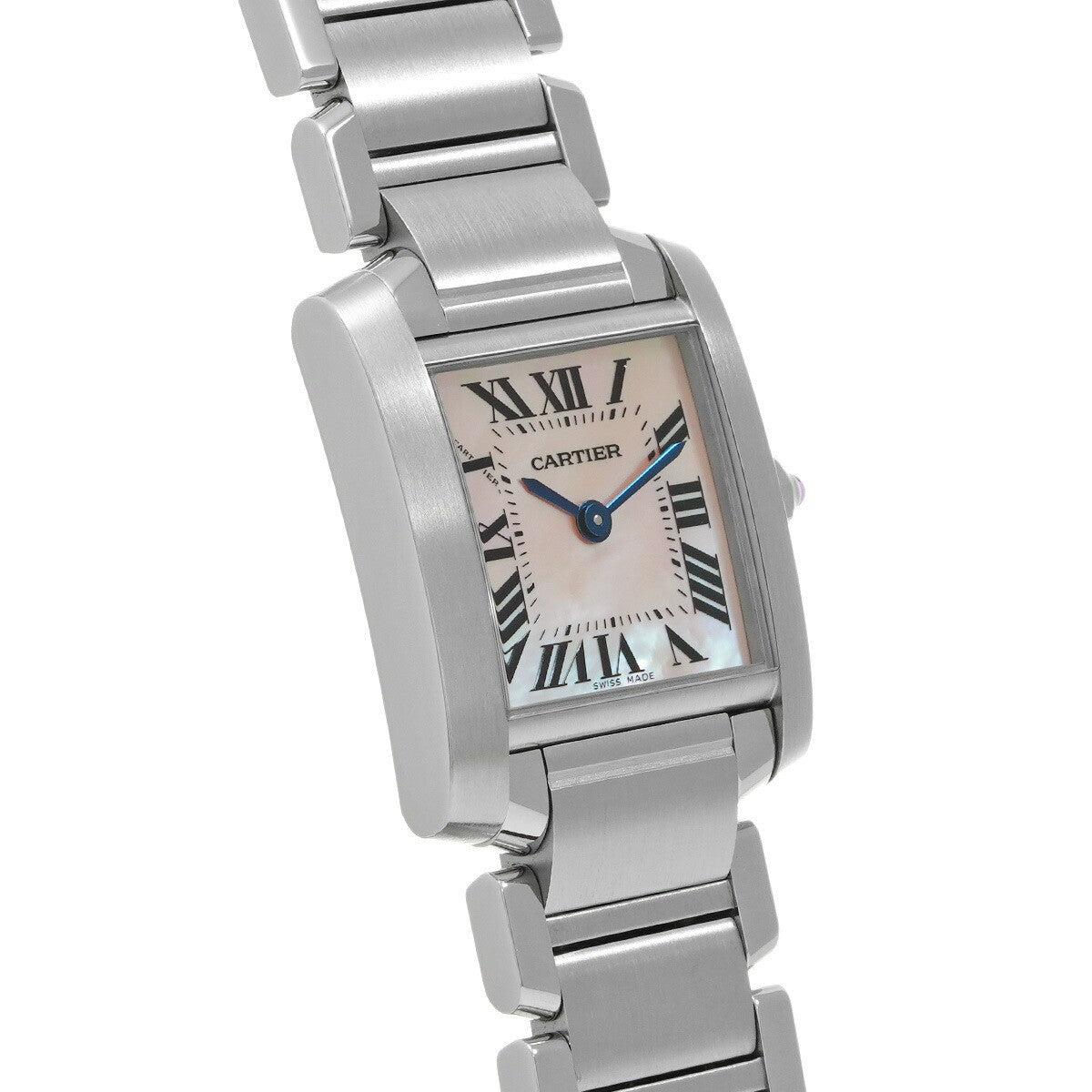 Cartier Tank Francaise Sm W51028Q3 Pink Ladies Used Watch #611630