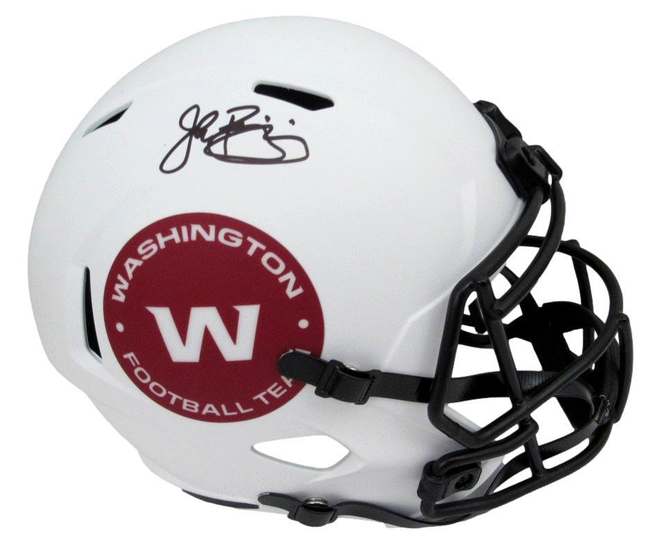 John Riggins Hof Autographed Full Size Lunar Replica Helmet Washington Beckett