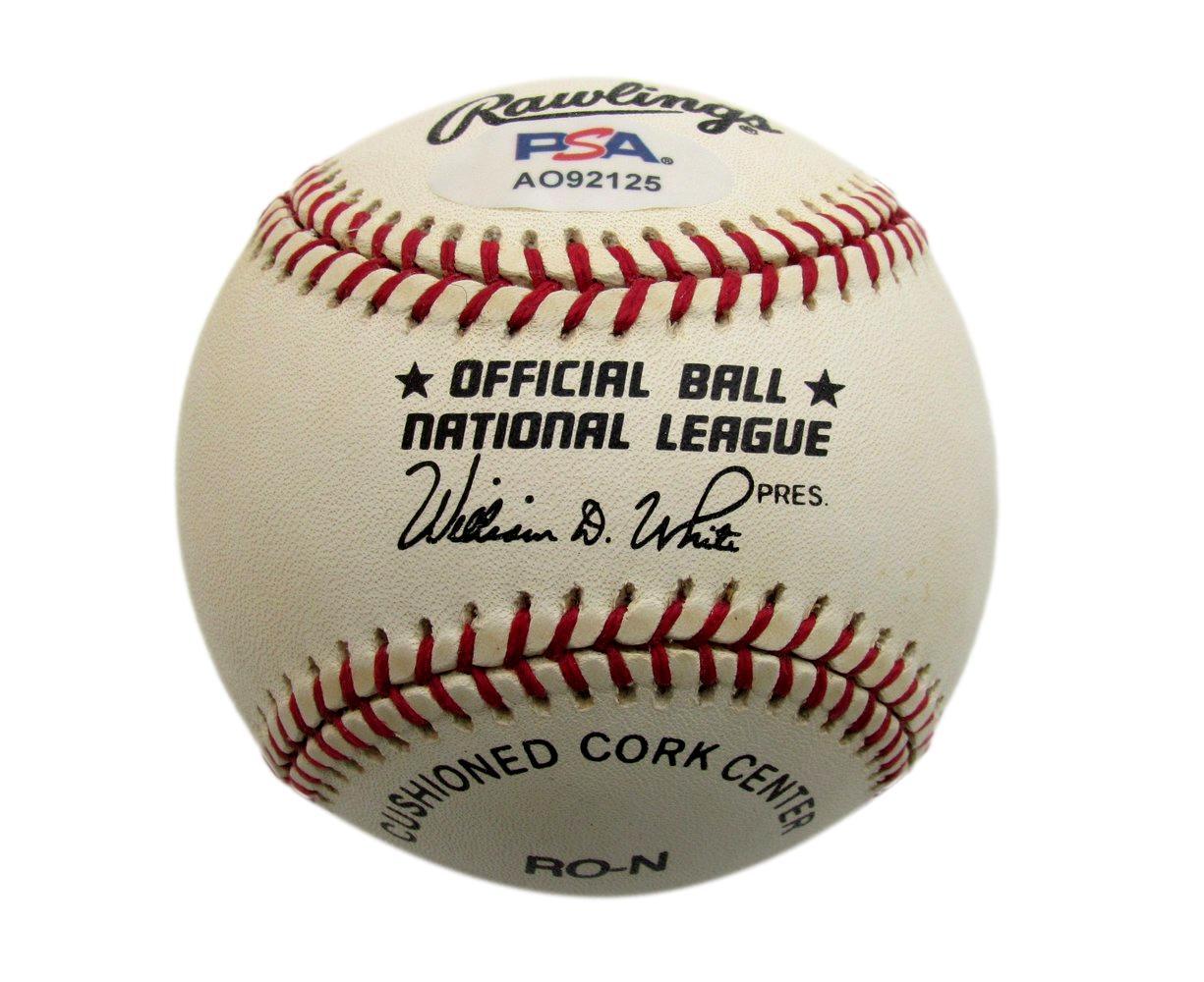 Richie Ashburn Hof Signed/Auto Onl Baseball Philadelphia Phillies Psa/Dna 194371