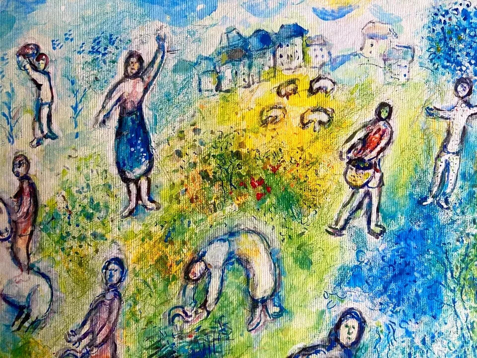 Marc Chagall Lithograph Coa Original Numbered