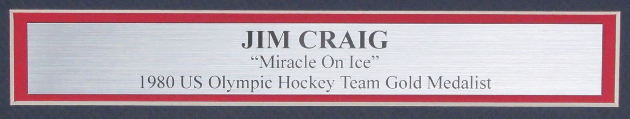 Jim Craig Signed/Autographed 8X10 "Miracle On