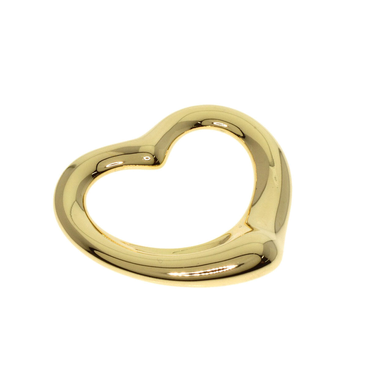 Tiffany&Co. Pendant Top Open Heart K18 Yellow Gold