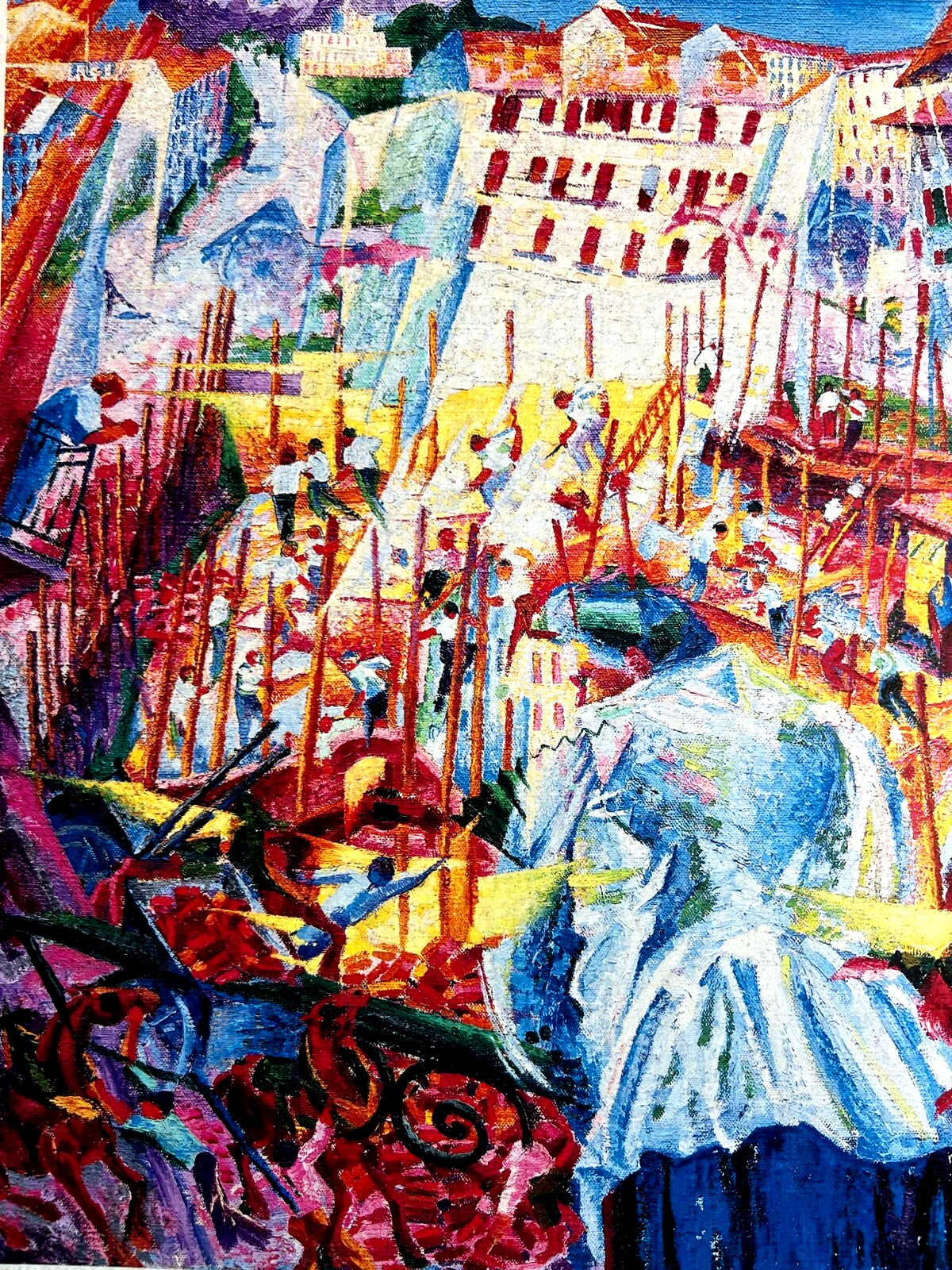 Umberto Boccioni Lithograph Coa Signed In Pen Numbered 180 In Pencil