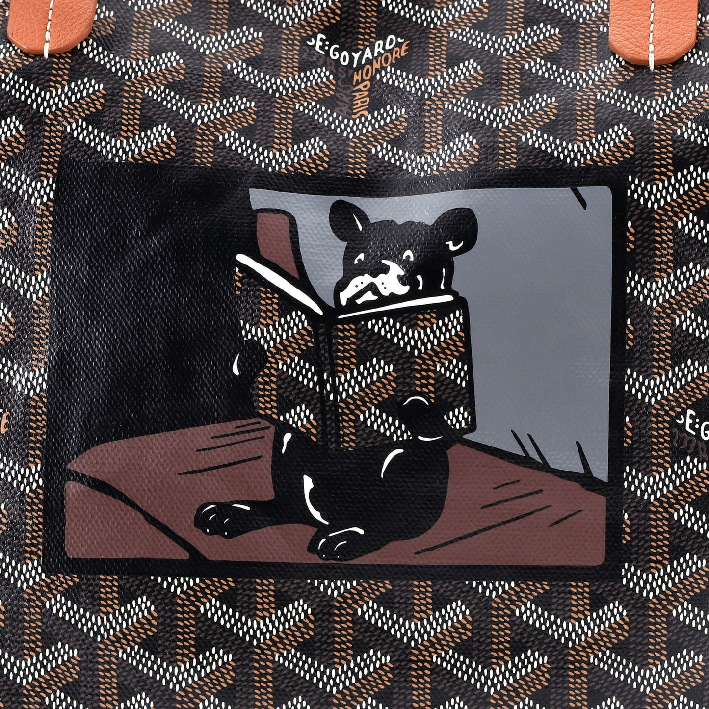 Goyard Saint Louis Tote Printed Coated Canvas Pm