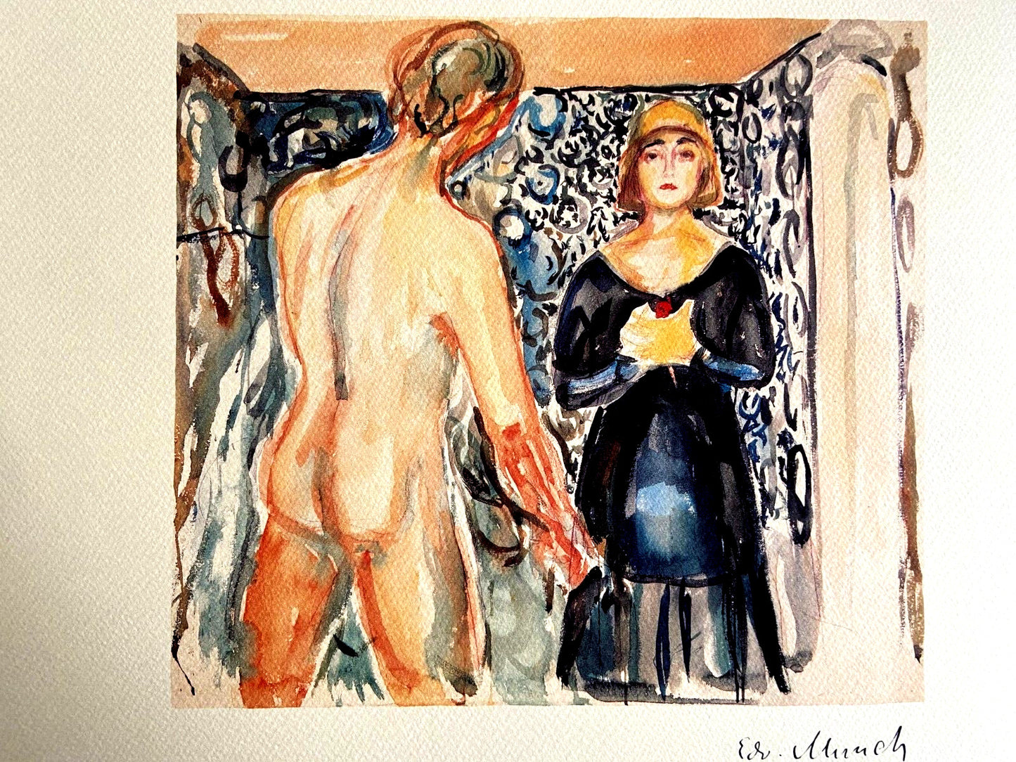 Edvard Munch 'Marat And Charlotte Corday' (Toulouse-Lautrec ^ Francis Bacon)