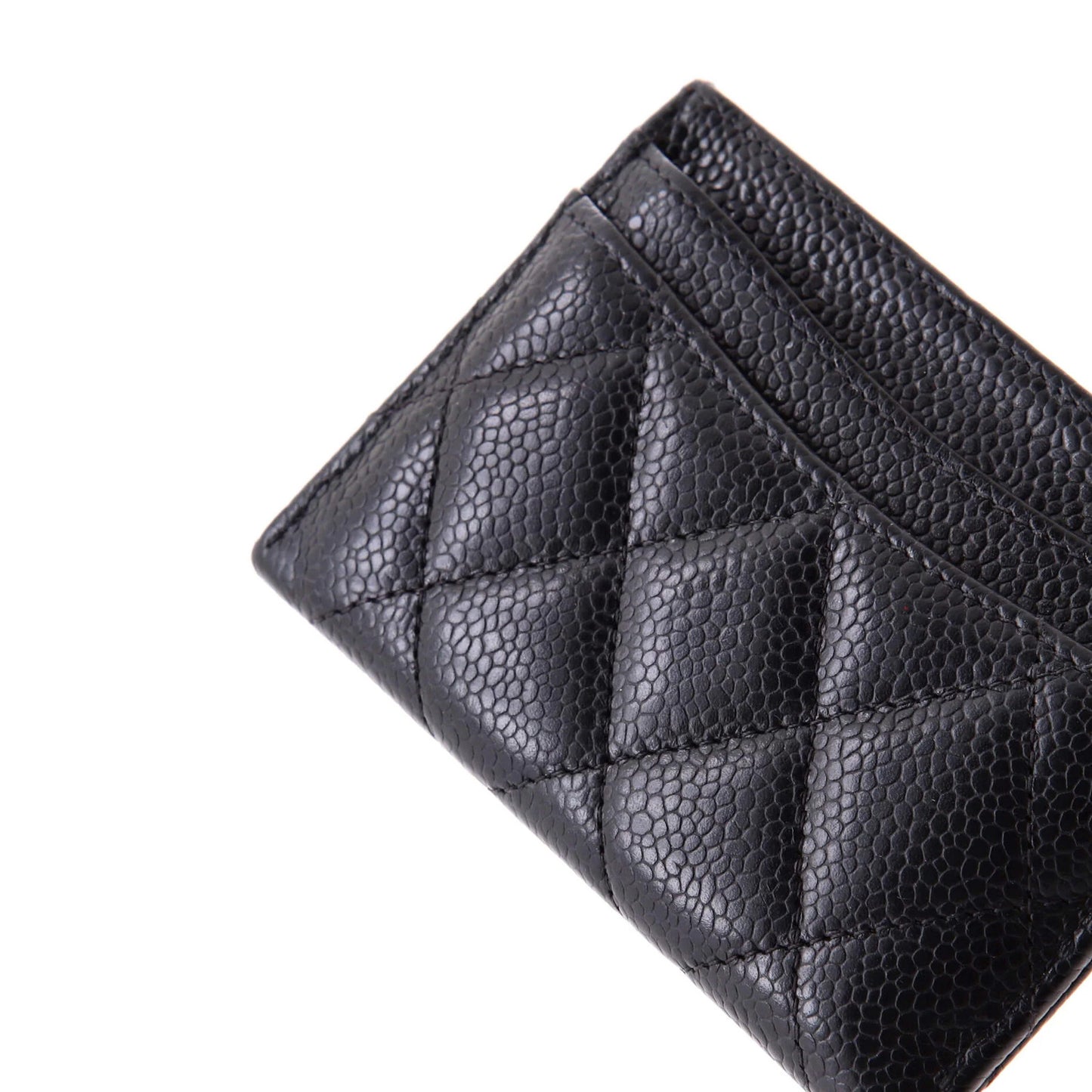 Chanel Classic Card Holder Quilted Caviar