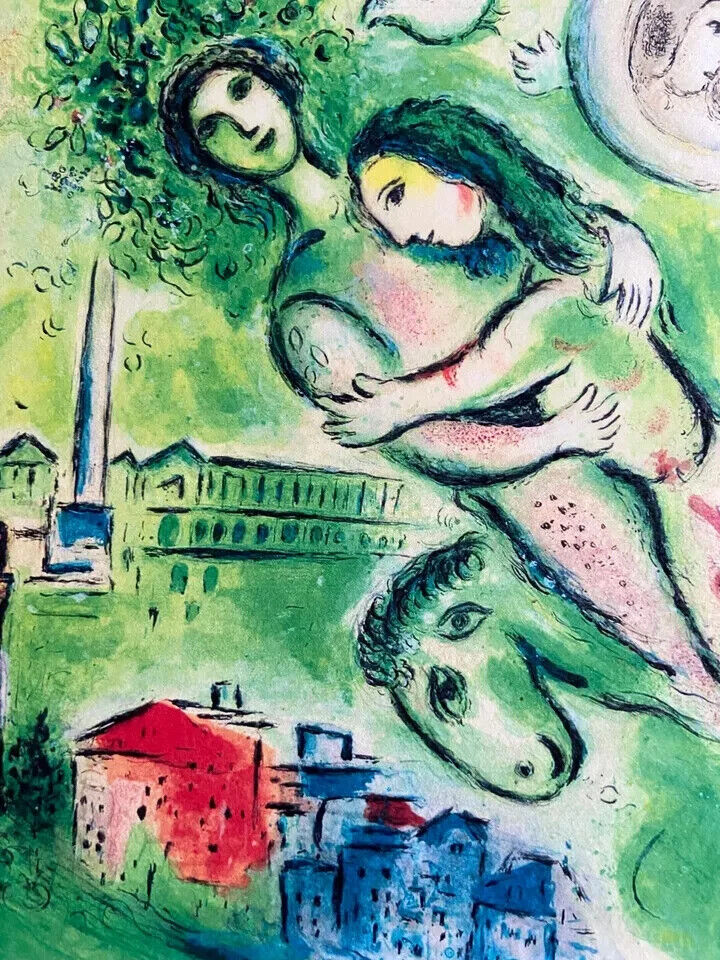 Marc Chagall Lithograph Coa Numbered Limited