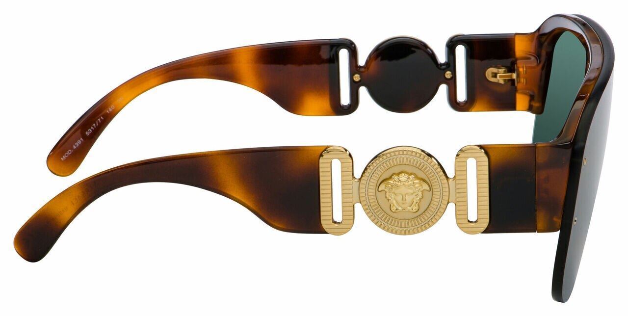 Versace Ve4391 531771 Havana Aviator Men'S 48 Mm