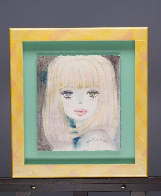 Ado Mizumori - Girl Original Lithograph Signed