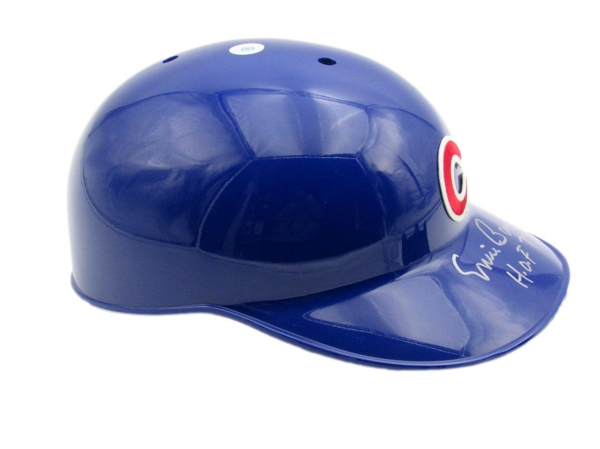 Ernie Banks Hof Signed/Insc Mlb Batting Helmet