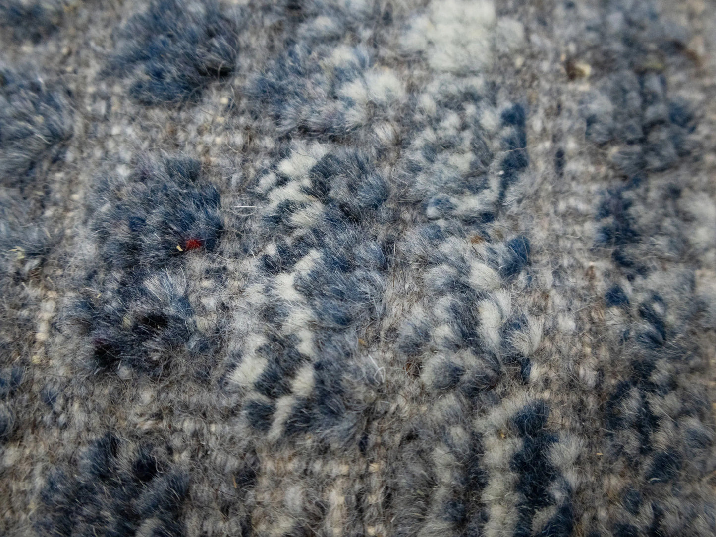 ft Modern Blue Wool Hand-Knotted Rug Oriental Home Decor Carpet 8X10