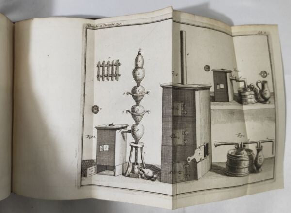 1719-1730 Kabinet Der Natuurlijke Historien Willem Van Ranouw 1St Edition 6 Vols