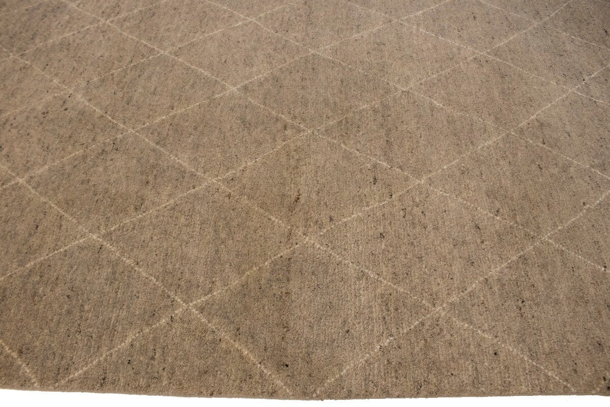 Handmade Moroccan Oriental Rug Khaki/Beige