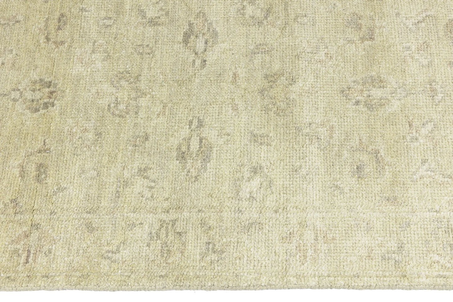Handmade Wool Oriental Runner Rug Muted Floral