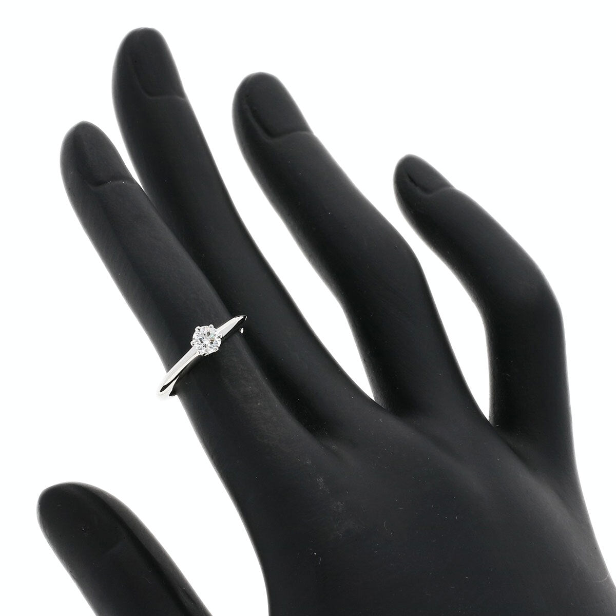 Tiffany&Co. Ring Solitaire Diamond Knife Edge