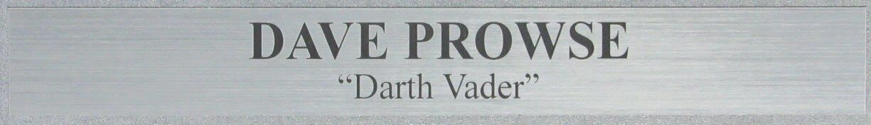 David Prowse "Darth Vader" Signed 11X14 Star Wars