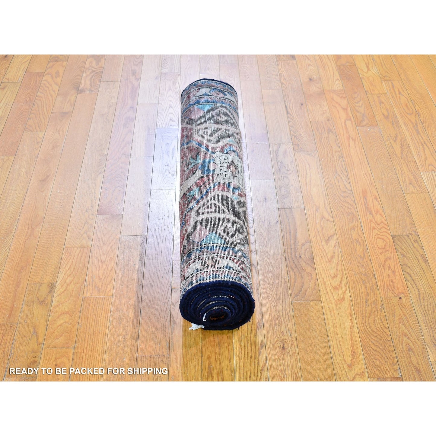3'5"X9'7" New Farsian Baktiarjoon With Deer Figurines Handmade Runner Rug