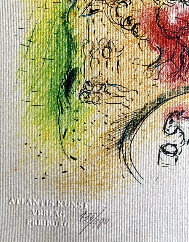 Marc Chagall Lithograph "Self